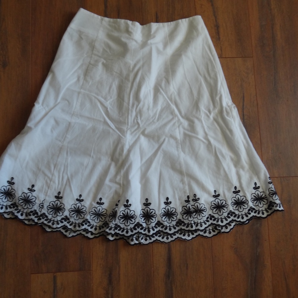 White skirt